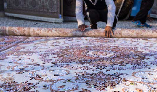 روش اصولی لول کردن قالی در قالیشویی سنندج
