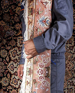 قالی لول در قالیشویی سنندج